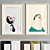 Elegant Art Frame Collection 3D model small image 1