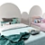 Kids Attached Bed Set - Boys & Girls - Set of 24 3D model small image 2