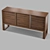  ZARAGOZA Walnut Buffet: Modern and Stylish 3D model small image 2