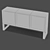  ZARAGOZA Walnut Buffet: Modern and Stylish 3D model small image 3