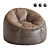 Cozy Comfy Bean Bag Chair 3D model small image 1