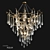 Title: Serip Aqua 19 Lamp Chandelier 3D model small image 1