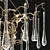 Title: Serip Aqua 19 Lamp Chandelier 3D model small image 2