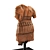 Imperial Torso Cuirass: Majestic Roman Emperor Statue 3D model small image 3