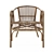 Stylish Rattan Chair: Comfort Meets Elegance 3D model small image 2