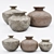 Ethnic Style Vases Set 3D model small image 6