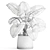 Exotic Plant Collection: Alocasia Macrorrhiza in Reclaimed Iron Coppa Pot 3D model small image 5