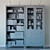 Ikea Hemnes Storage Combo: Stylish Organizer, Black-Brown 3D model small image 15