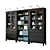 Ikea Hemnes Storage Combo: Stylish Organizer, Black-Brown 3D model small image 17