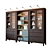 Ikea Hemnes Storage Combo: Stylish Organizer, Black-Brown 3D model small image 22