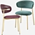 Elegant Calligaris Oleandro Dining Chair 3D model small image 8