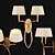 Elegant Florence Wall Lamp 3D model small image 1