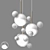 Bolle Bubbles Frosted Pendant Lights 3D model small image 3