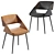 Herrick Leather Chair: Stylish and Luxurious 3D model small image 3