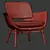 Elegant Comfort: Martha Armchair 3D model small image 5