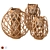 Elegant Decorative Lantern Set 3D model small image 1