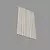 Gypsum 3D Wall Panel GP-6 3D model small image 1