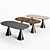Modern Elegance: Sancal Pion Dining Table 3D model small image 5