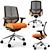 TechnoBack TNK Office Chair 3D model small image 1