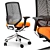 TechnoBack TNK Office Chair 3D model small image 2