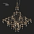 Quasar Mira Chandelier: Exquisite Illumination Masterpiece 3D model small image 1
