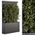 Artful Greenery: Vertical Wall Decor 3D model small image 1