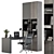 Stylish Home Office Furniture 3D model small image 1