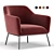 Elevate Your Comfort: Jive 32 Fabric Chair 3D model small image 1