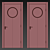 Stylish Door 56: 3dsmax + fbx / obj, vray 3.6 3D model small image 3