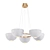 Round Jackson Chandelier: Sculptural Elegance 3D model small image 1