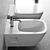 Modo Wall-Hung Toilet & Bidet 3D model small image 2