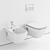 Modo Wall-Hung Toilet & Bidet 3D model small image 5