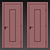 Modern Interior Door 66 3D model small image 3