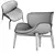 Baxter Jorgen Chair: Sleek Design, Maximum Comfort 3D model small image 4