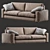 Modern Design Sofa: 810 FLY By Vibieffe 3D model small image 1