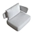 Levitt Armchair: Sleek and Stylish 3D model small image 2