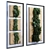 Elegant Green Wall Frame Set 3D model small image 2