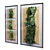 Elegant Green Wall Frame Set 3D model small image 5