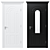 Modern Interior Door 145 3D model small image 1