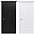 Modern Interior Door 152 3D model small image 1