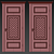 Modern Interior Door 152 3D model small image 3