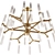 Borosilicate Elegance: Il Paralume Marina Chandelier 3D model small image 3