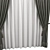 Premium UV Mapped Curtain 3D model small image 7