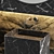 Elegant Black Marble Bathroom Set 3D model small image 3