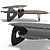 Sleek Tama Coffee Table 3D model small image 1