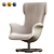 Elegant Giorgetti Bergere Armchair 3D model small image 1