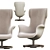 Elegant Giorgetti Bergere Armchair 3D model small image 2