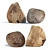 Title: Landscape Stones Set 3D model small image 1