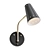 MAX SWING: Stylish Arm Wall Light 3D model small image 1