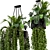 Metal Box Hanging Plants - Set 89 3D model small image 5